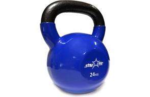 Гиря виниловая Starfit 24 кг DB-401-24 (темно-синий) - фото