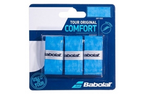 Обмотка для т/ракеток Babolat Tour Original (3 шт. в уп.), синий (653047-136) - фото