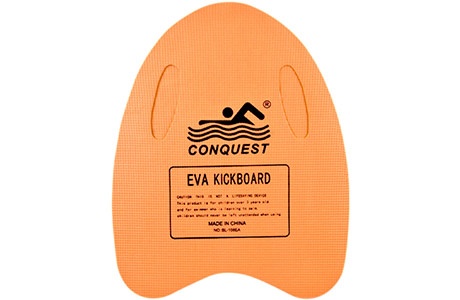 Доска для плавания треугольная CLIFF SX-003-OR, 30x38x3 см (оранжевый) - фото