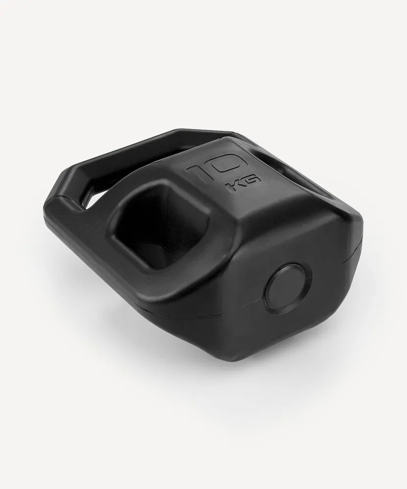 Гиря пластиковая STARFIT DB-505-10, 10 кг, черная - фото3