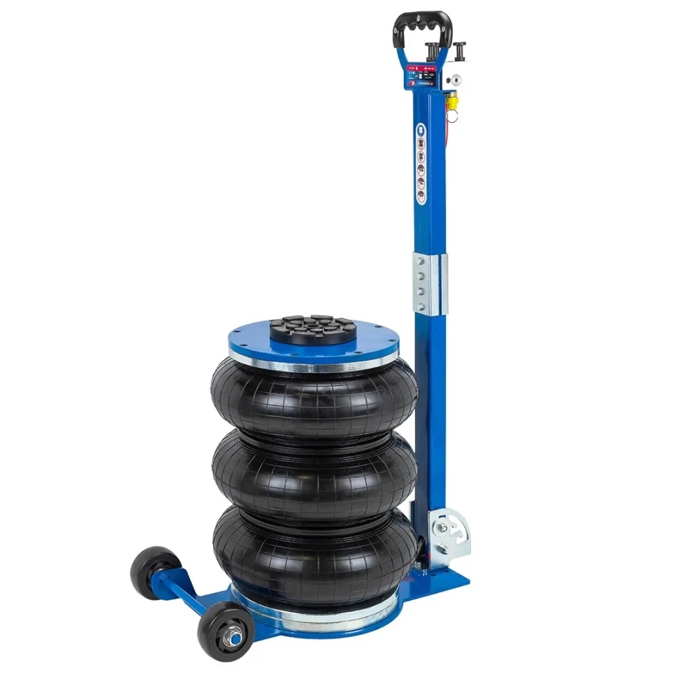 Домкрат подкатной пневматический 6т (h min-150мм,h max-400мм,O-300мм) Forsage F-TRA1823 - фото