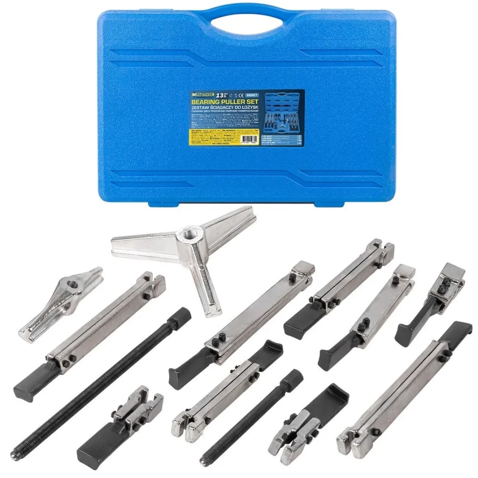 Съемник двух-трехлапый сборный универсальный, 13 пр. Partner PA-66627 - фото