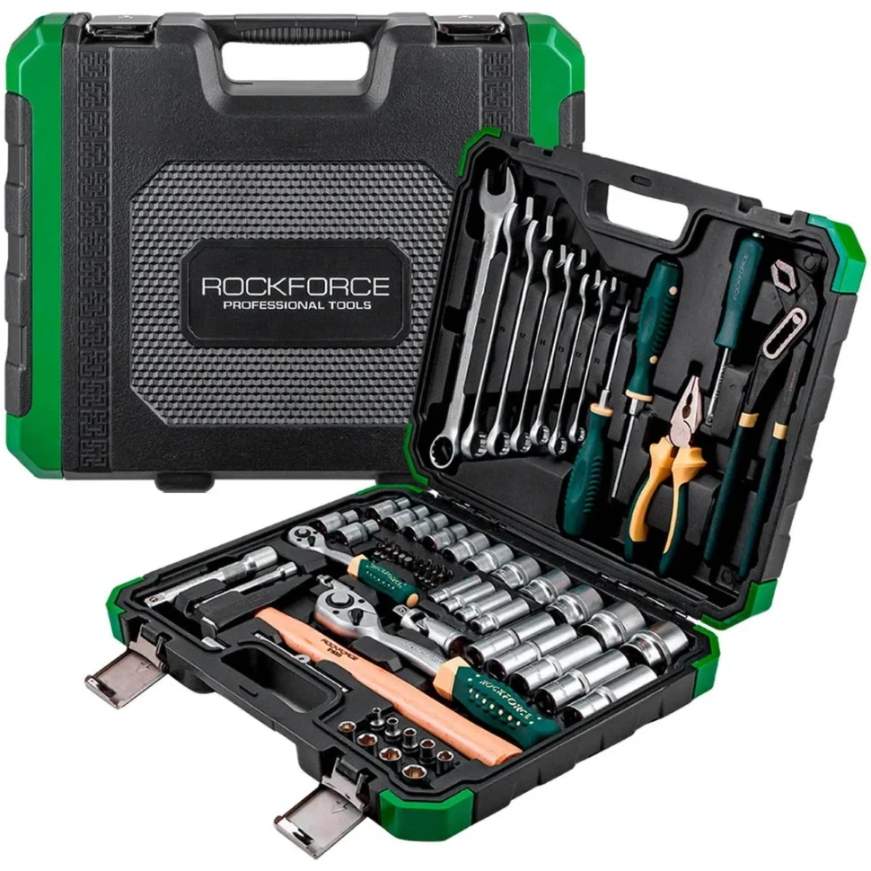 Набор инструментов 74пр. 1/4'', 1/2'' (6гр.) RockFORCE RF-4742-5 - фото