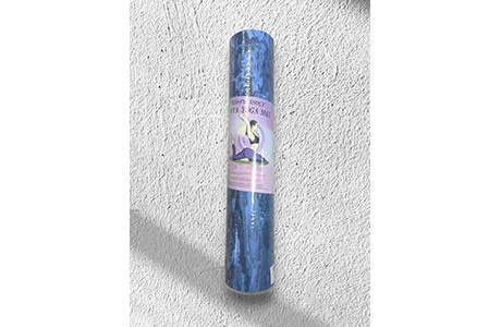 Коврик гимнастический для йоги CLIFF EVA (CF-YG-6-BL) 173х61х0,6 см, multicolor синий - фото