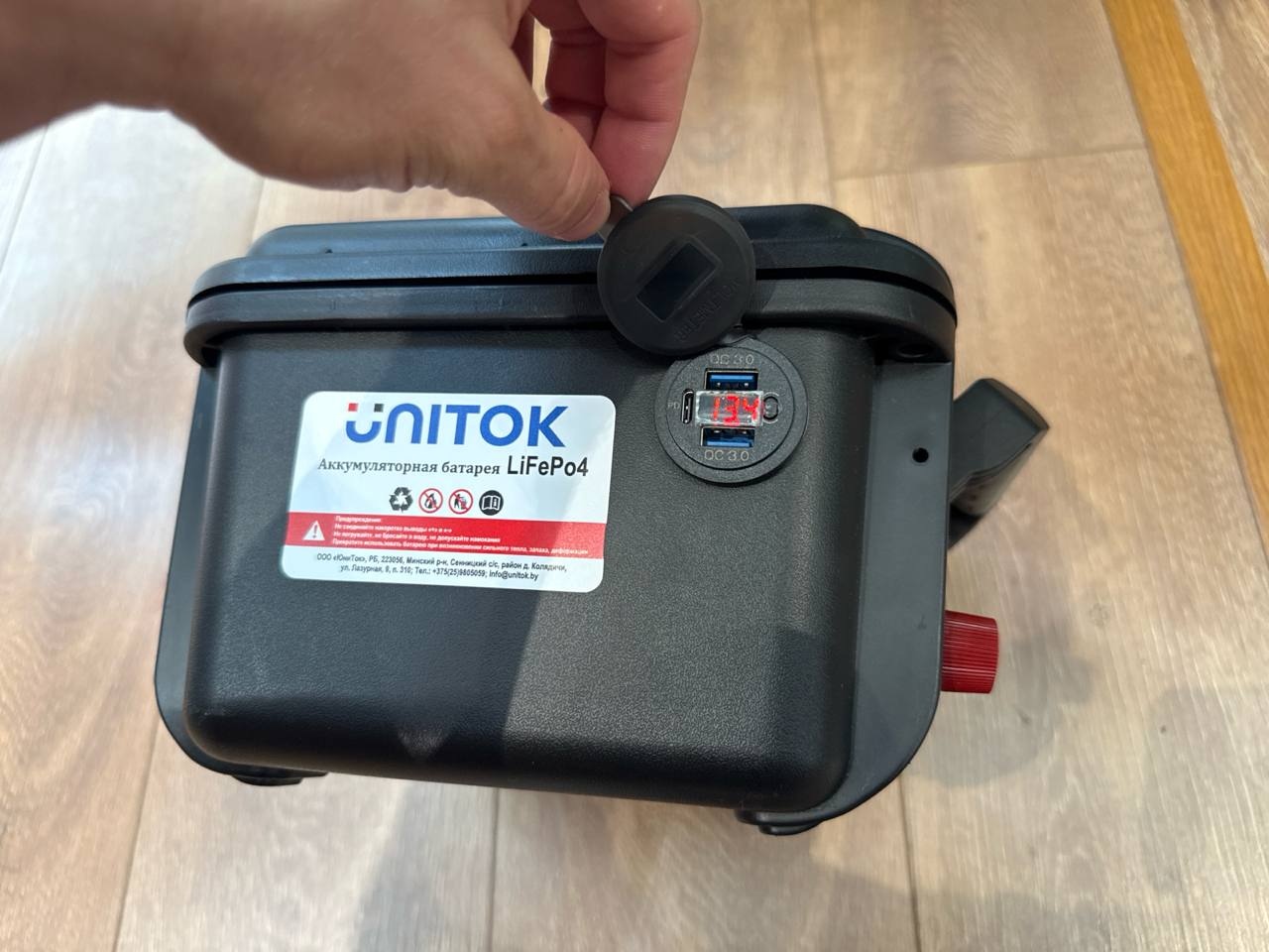 Аккумулятор UniTok Lifepo4 12V 54 Ah D 12-54 KXI - фото5