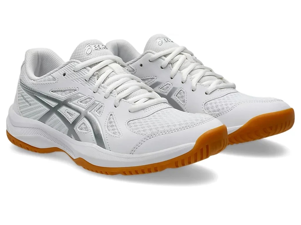 Волейбольные кроссовки женские Asics Upcourt 6 (1072A107-100) белые - фото