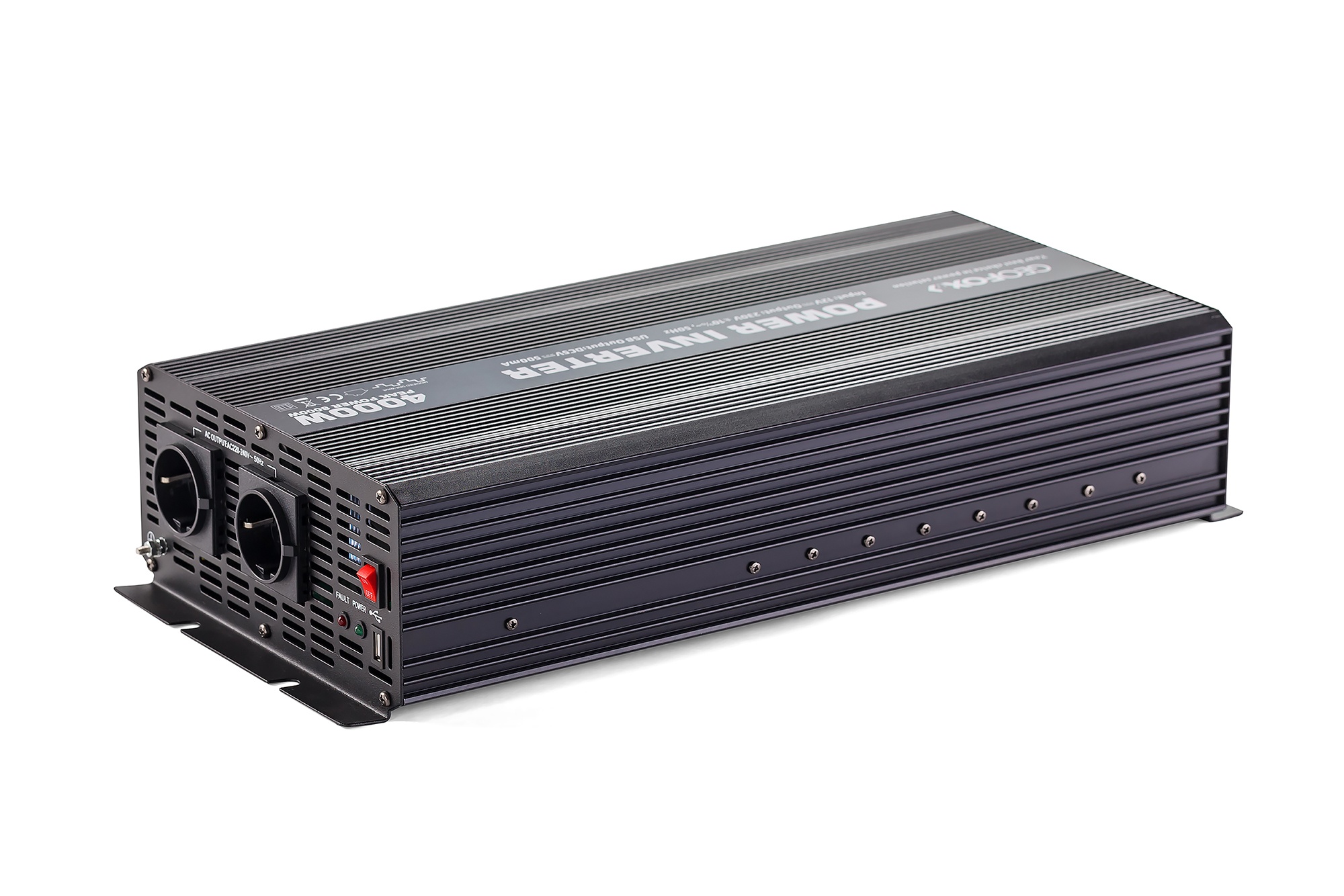 Автомобильный инвертор Geofox M 4000W/12v-2p - фото