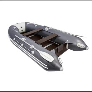 Надувная лодка Таймень LX 3600 СК Графит/светло-серый - фото