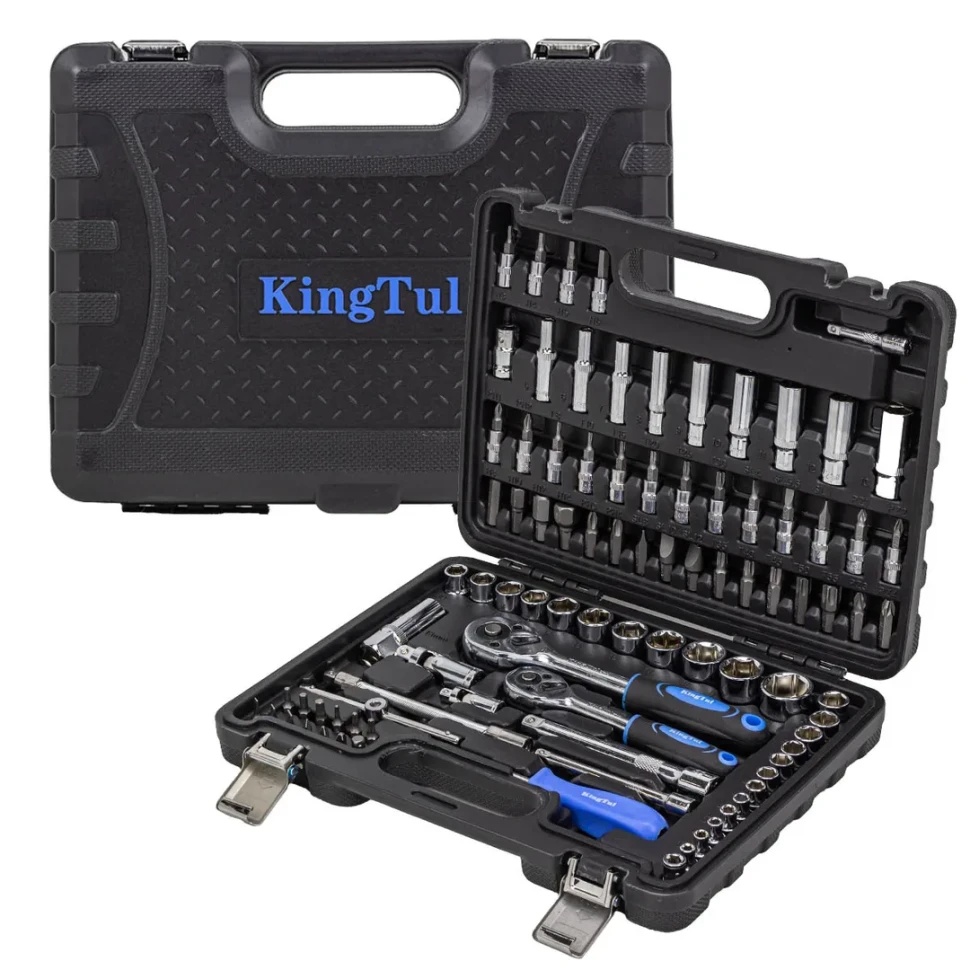 Набор инструментов 94 пр. 1/4''3/8''(6гр)(4-22мм) KINGTUL KT-4941-5DS - фото