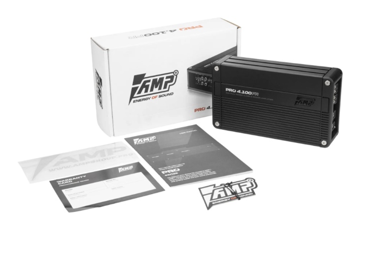 Автомобильный усилитель AMP PRO 4.100FR - фото