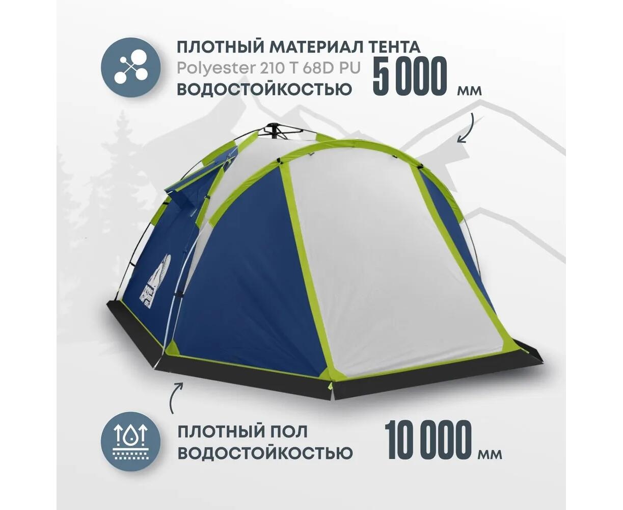 Палатка автоматическая RSP Narle 3 (синяя) - фото3