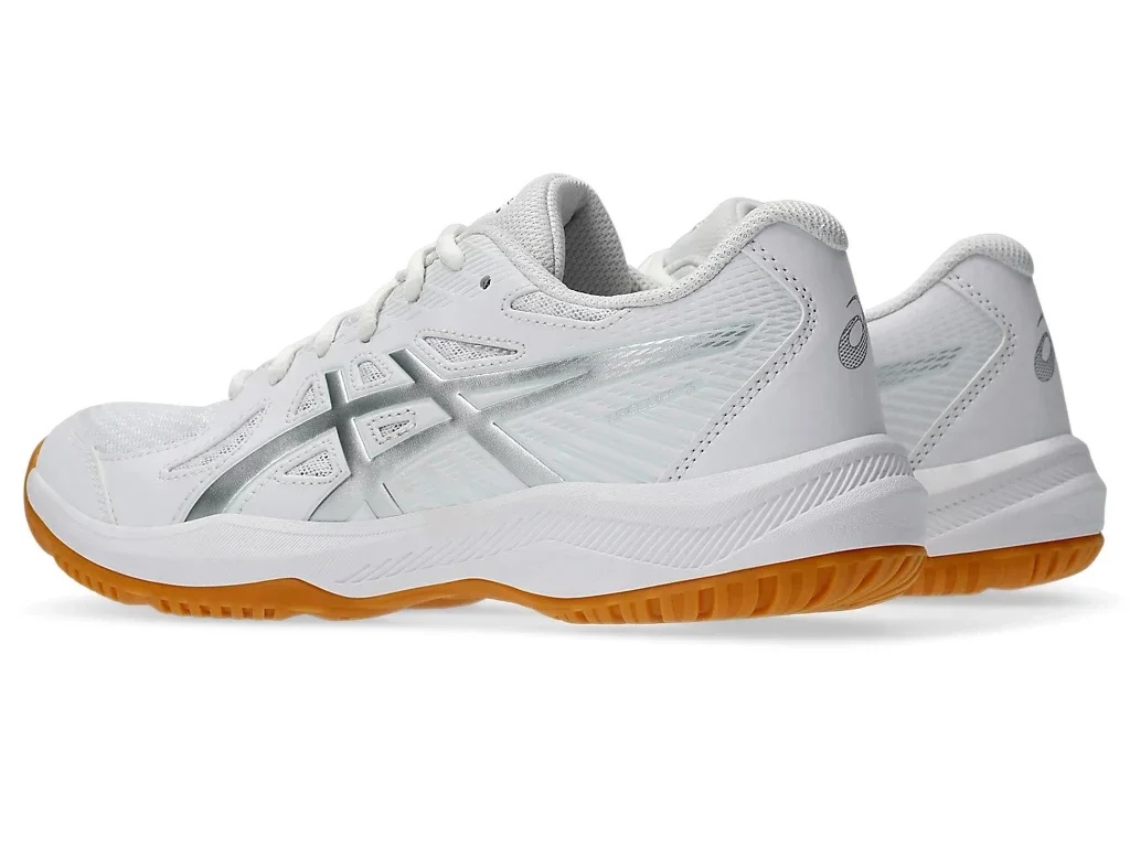 Волейбольные кроссовки женские Asics Upcourt 6 (1072A107-100) белые - фото2