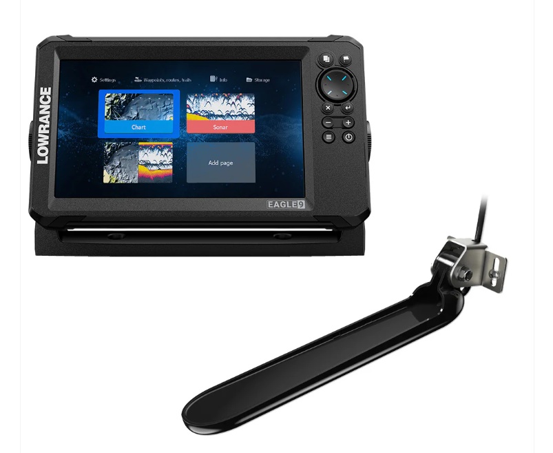 Эхолот Lowrance Eagle 9 с датчиком TripleShot HD ROW - фото