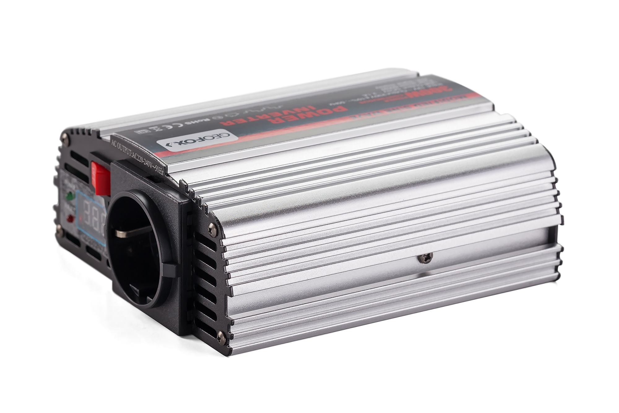 Автомобильный инвертор Geofox MD 300W/12v-2p - фото3