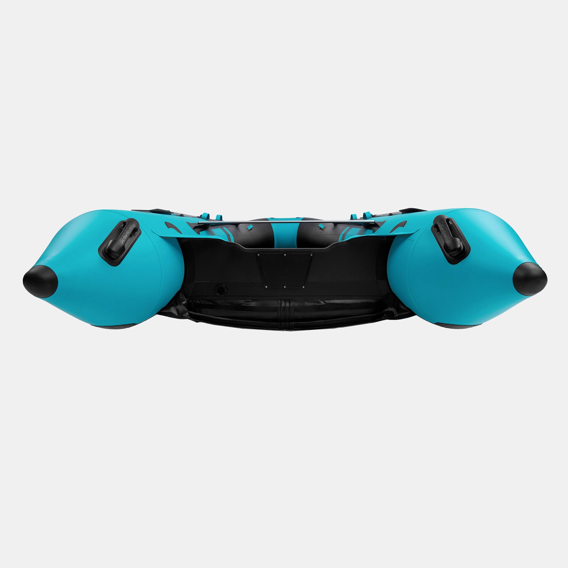 Моторно-гребная лодка GLADIATOR E450PRO (черно-бирюзовый) - фото4