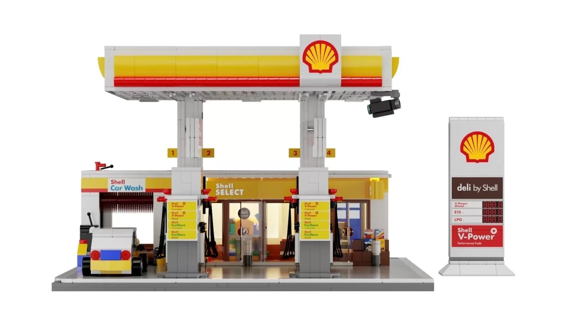 Конструктор CaDa заправка Shell Retail Station C66026W - фото3