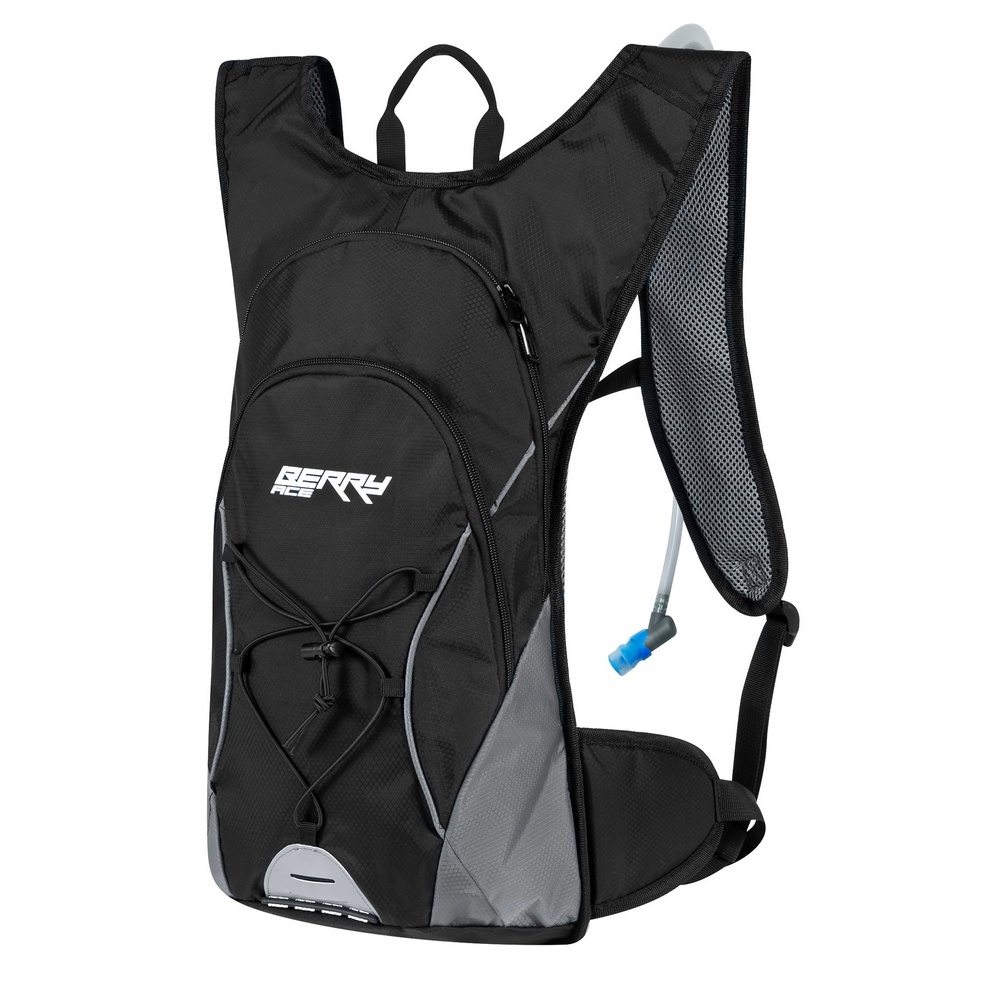 Рюкзак с гидропаком Force Berry Ace Plus 12L+2L, black/grey - фото