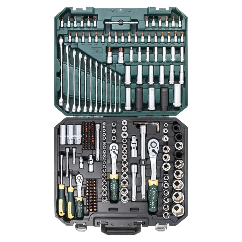 Набор инструментов 216пр. 1/4''3/8''1/2''(6гр, 12гр)(4-32мм) RockFORCE RF-38841 (Premium) - фото5