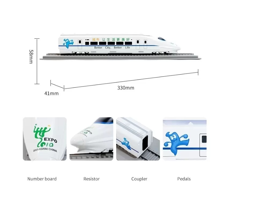 Статичная модель электровоза BACHMANN Intercity Train - фото3