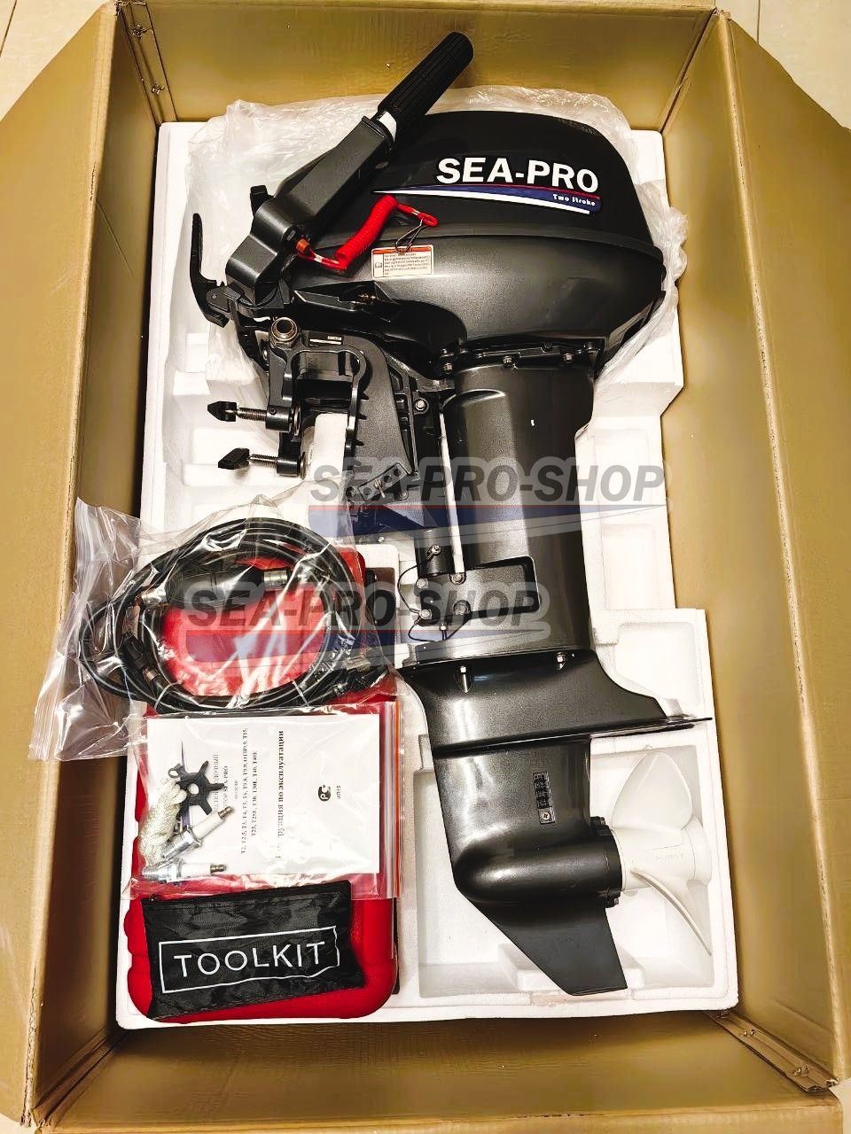 Лодочный двухтактный мотор SEA-PRO OTH 9.9 S (15 л.с.)  - фото6