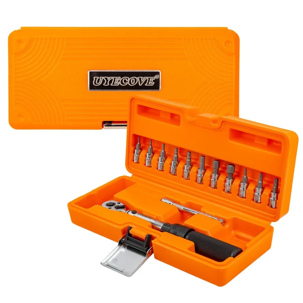 Ключ динамометрический щелчкового типа с быстрой фиксацией 2-22Нм, 1/4'' UYECOVE UETW13142000G - фото