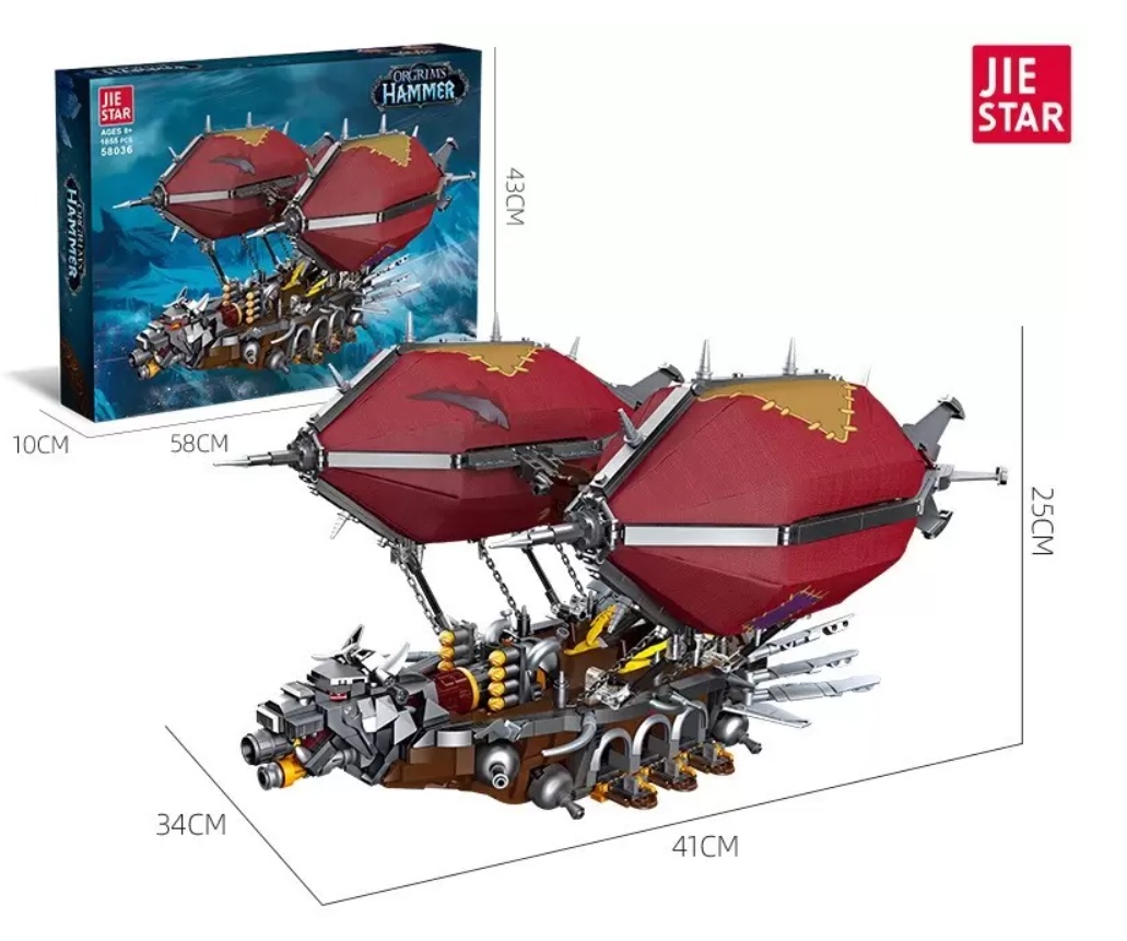 Конструктор Jie Star Корабль Молот Оргрима 58036 - фото3