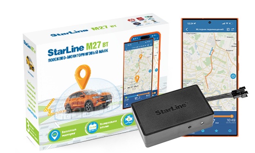 Автомобильный трекер STARLINE Маяк M27 BT - фото