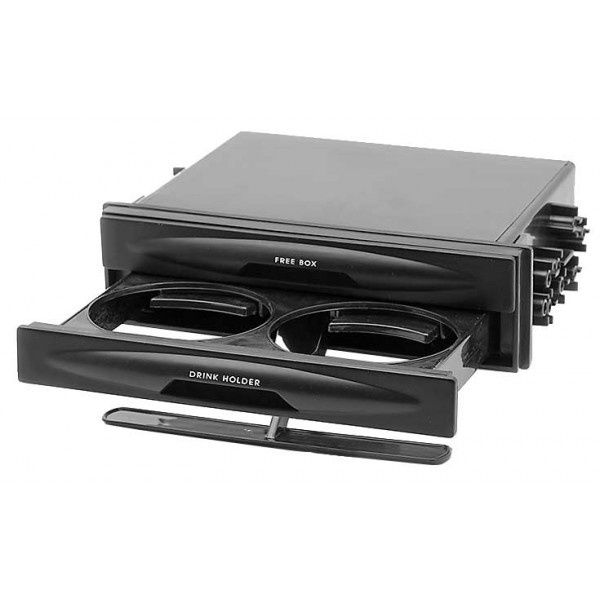CARAV 11-906 - 1-DIN карман универсальный (176*49*132 mm / c выдвижными подстаканниками) - фото