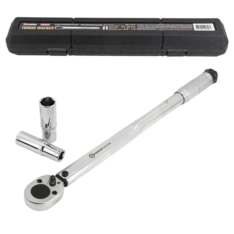 Ключ динамометрический 28-210 Нм FORCEKRAFT FK-6474470B - фото