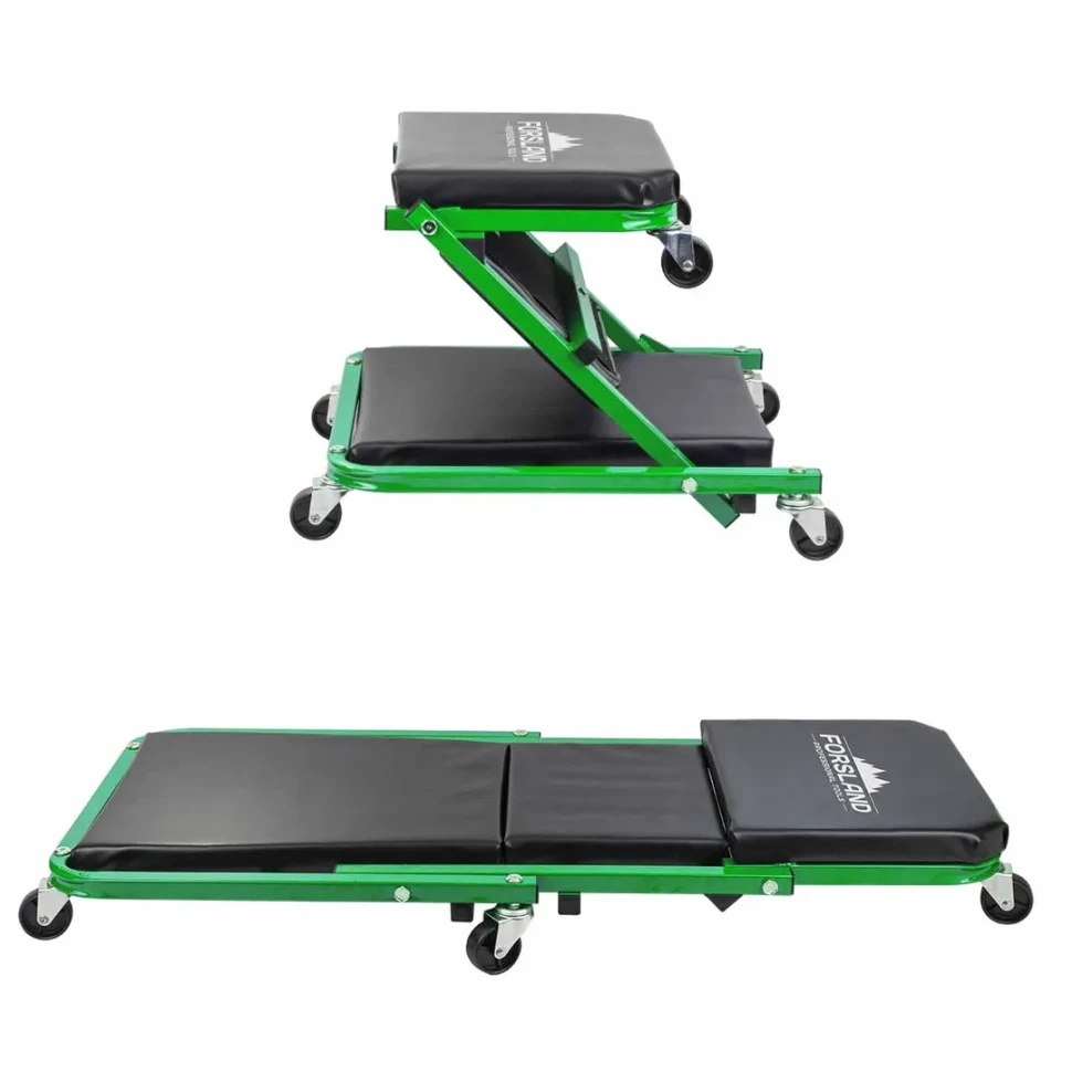 Лежак трансформер подкатной на 6-ти колесах (Стул-лежак) Forsland-11412 - фото