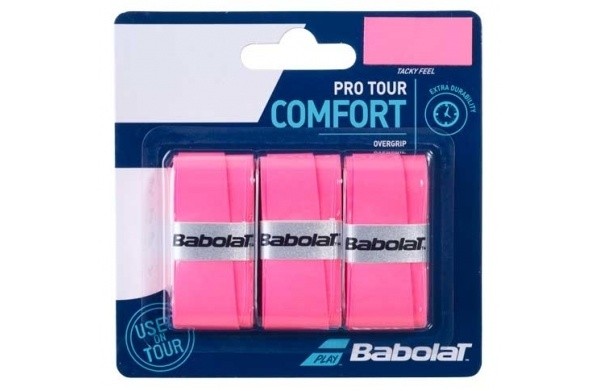 Обмотка для т/ракеток Babolat Pro Tour (3 шт. в уп.), розовый (653037-156) - фото