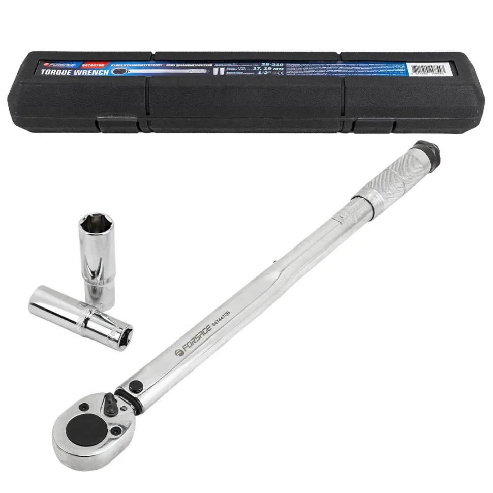 Ключ динамометрический 28-210 Нм Forsage F-6474470B - фото