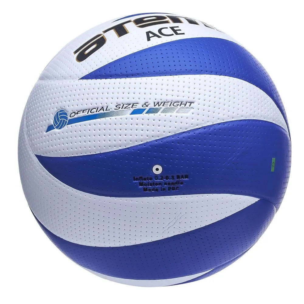 Мяч волейбольный Atemi ACE (белый/синий), PVC (AACVBL-5-WB) - фото2