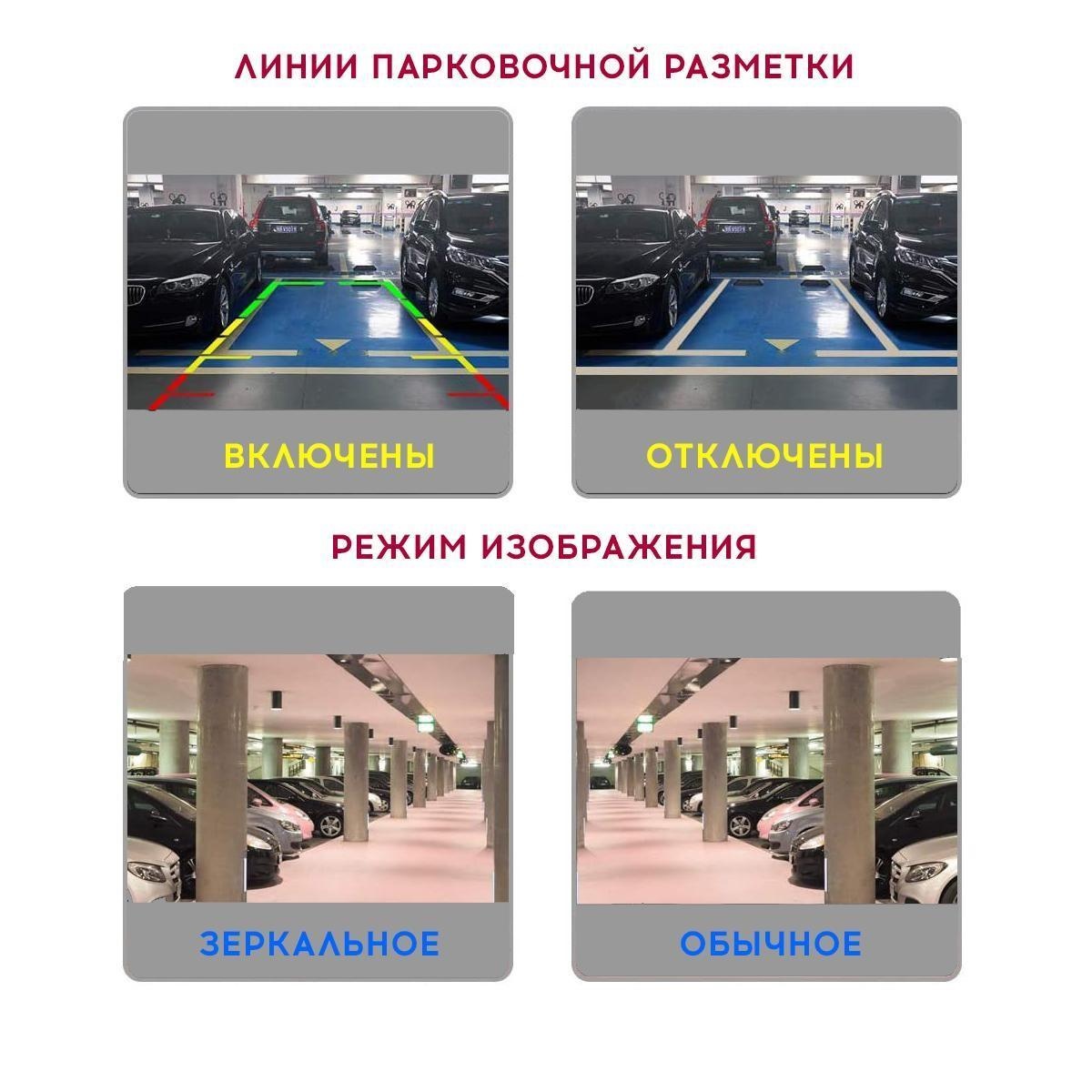 Камера заднего/переднего вида, врезная PROLOGY RVC-110 AHD - фото5