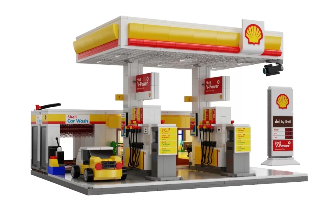 Конструктор CaDa заправка Shell Retail Station C66026W - фото4