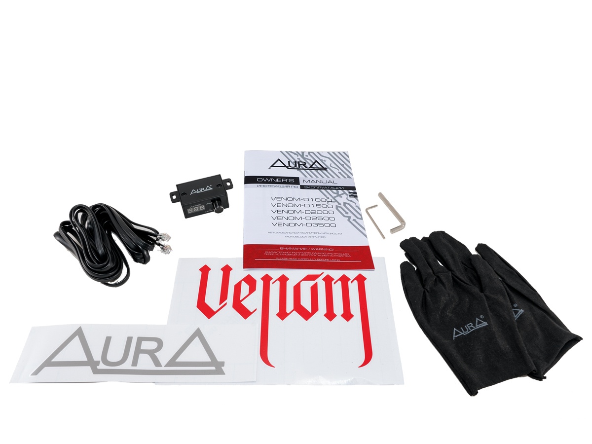 Автомобильный усилитель AURA VENOM-D2000AE - фото5