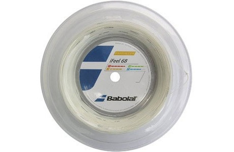 Струна бадминтонная Babolat iFEEL + 0.68 мм (200 м), белый (243128-101-068) - фото