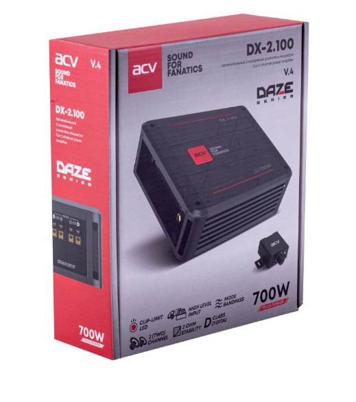 Автомобильный усилитель ACV DX-2.100 v4 - фото6