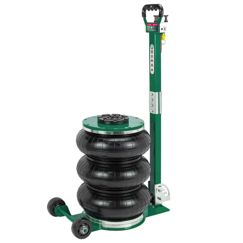 Домкрат подкатной пневматический 6т (h min-150мм,h max-400мм,O-300мм) RockFORCE RF-TRA1823 - фото