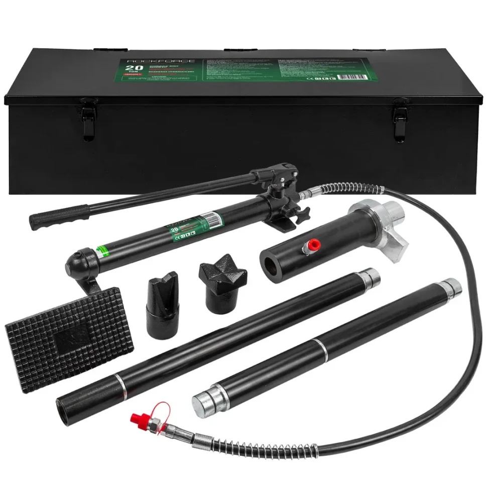 Набор гидравлического оборудования для кузовных работ, 20т RockFORCE RF-TRA0204-1 - фото