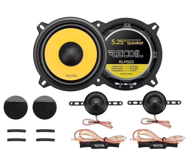 Компонентная акустическая система RECOIL RLM 525 Yellow - фото