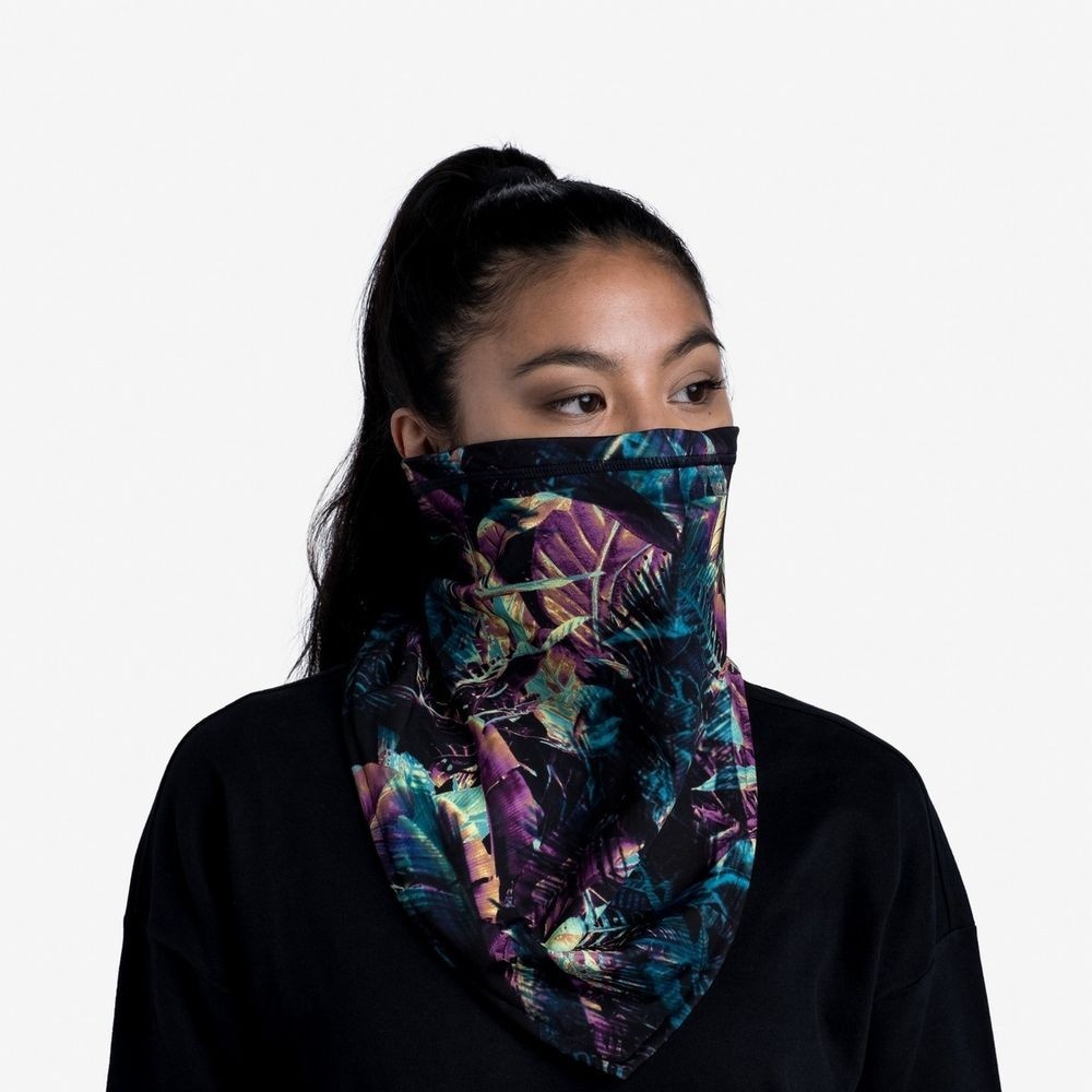 Бандана Buff Tech Fleece Bandana, pur3 black - фото3