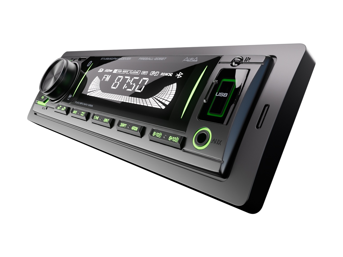 Автомагнитола AURA FIREBALL-205BT - фото2