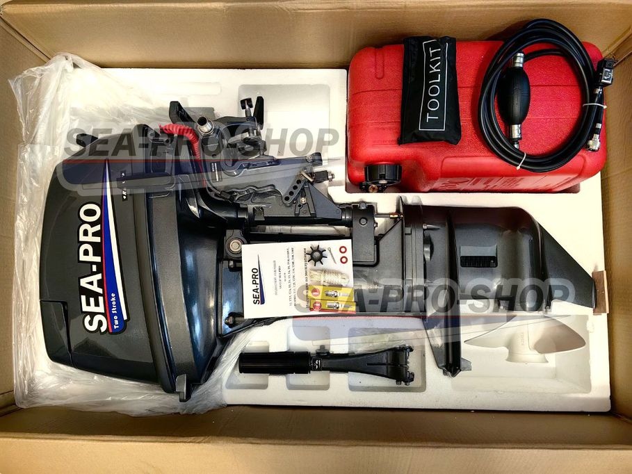 Лодочный двухтактный мотор SEA-PRO Т9.9S PRO (18 л.с.) - фото4
