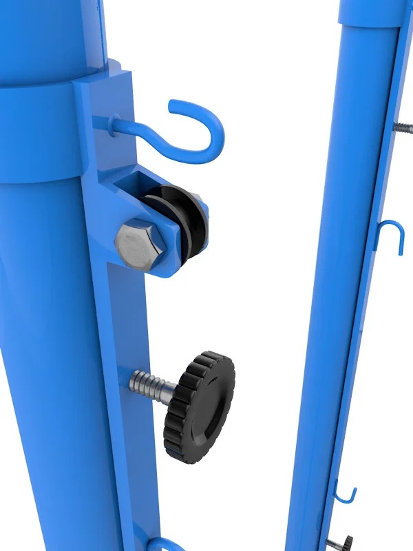 Стойки волейбольные массовые со стаканами и крышками - фото4