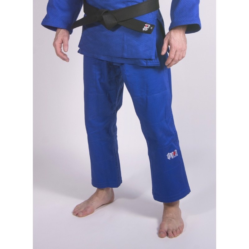 Брюки дзюдо IPPON GEAR Fighter JP280B, синий, 160, 165 - фото