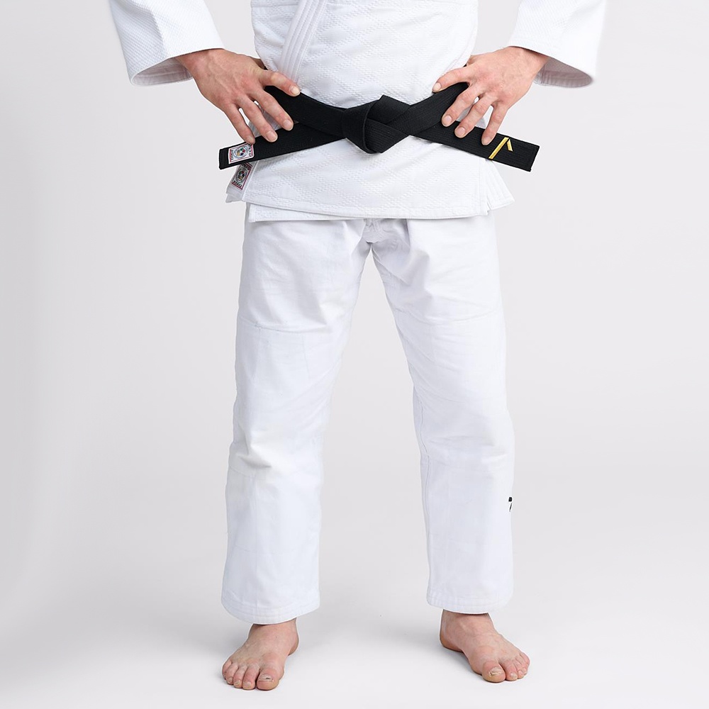 Брюки дзюдо IPPON GEAR Judo Pant IJF JP284W, белый, 155-180 - фото