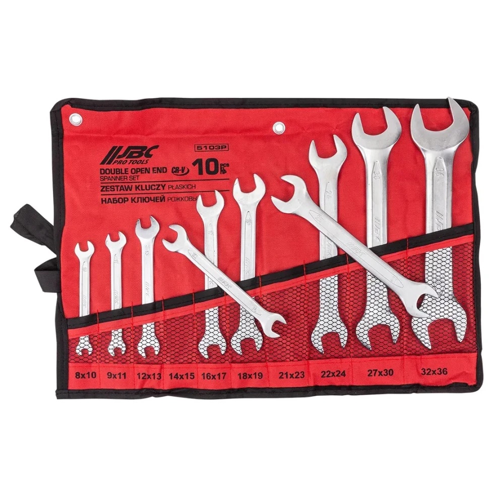 Набор ключей рожковых 10пр. JBC-5103P - фото