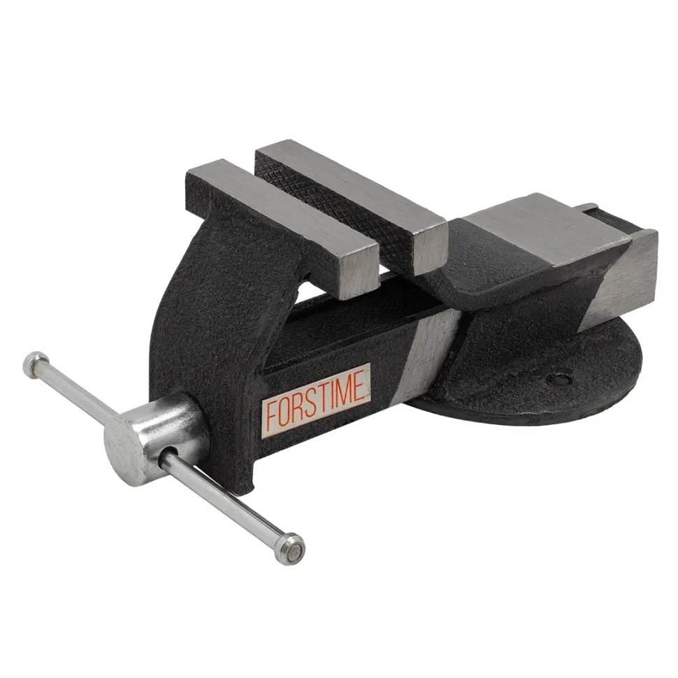 Тиски стальные с наковальней 3''(80мм) FORSTIME FT-6540703 - фото