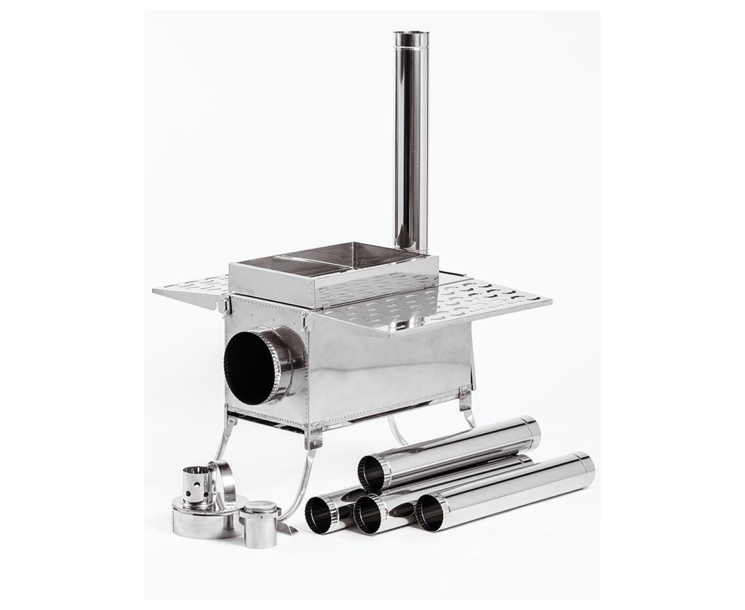 Печь ИНВЕНТ ПРО, Малая, 500х280х340 (нерж.сталь 0,8 мм) экраны-трансформеры толщиной 1 мм. + короб для камней - фото6